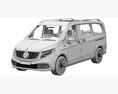 Mercedes-Benz EQV 3D модель seats