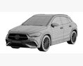 Mercedes-Benz GLA 2020 3D模型 seats