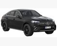 Mercedes-Benz GLC Coupe 2023 3D 모델  back view