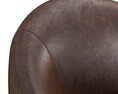 Restoration Hardware Reyna Leather Chair 3D-Modell