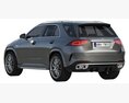 Mercedes Benz AMG GLE 63 2021 Modelo 3D wire render
