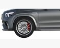 Mercedes Benz AMG GLE 63 2021 3D模型 正面图
