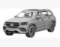 Mercedes-Benz GLS 2020 3D модель seats