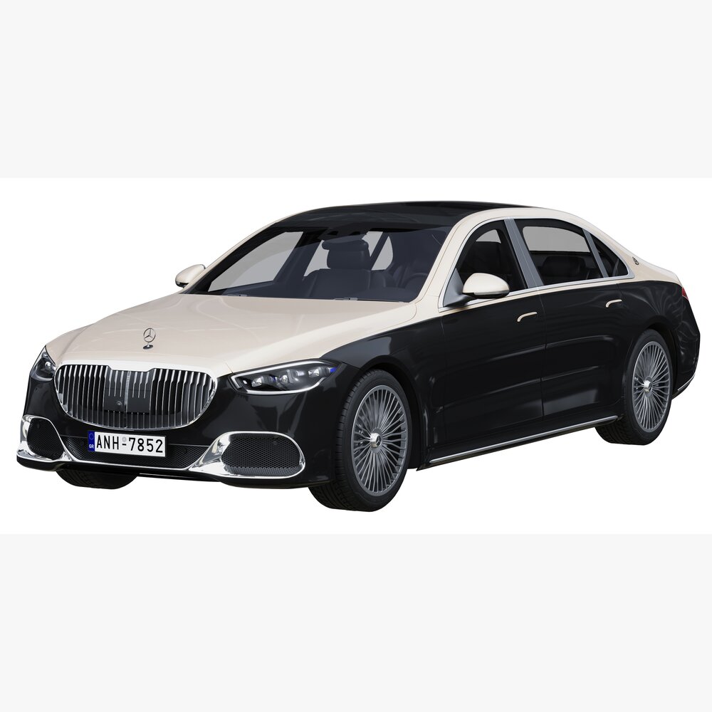 Mercedes-Benz S-Class Maybach 2021 3Dモデル