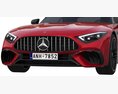 Mercedes-Benz SL 63 AMG 3D 모델  clay render