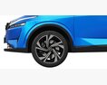 Nissan Qashqai 2022 Modello 3D vista frontale