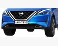Nissan Qashqai 2022 Modelo 3d argila render