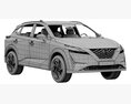 Nissan Qashqai 2022 3D-Modell