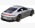 Porsche 911 GT3 Touring 2022 3D-Modell Draufsicht