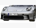 Porsche 911 GT3 Touring 2022 3d model clay render
