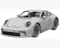 Porsche 911 GT3 Touring 2022 3D модель seats
