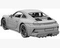 Porsche 911 GT3 Touring 2022 3D модель