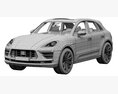 Porsche Macan Turbo 2020 3D-Modell seats