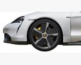 Porsche Taycan Turbo S 3D 모델  front view