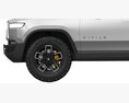Rivian R1T 3Dモデル front view