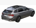 Skoda Octavia Combi 2020 3D 모델  top view