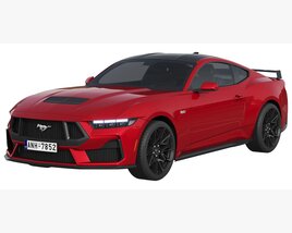 Ford Mustang GT 2023 3D 모델 