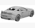 Ford Mustang GT 2023 3d model seats