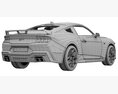 Ford Mustang GT 2023 3d model