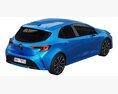 Toyota Corolla Hatchback 2021 3D-Modell Draufsicht