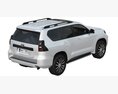 Toyota Land Cruiser 2021 3D-Modell Draufsicht
