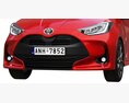 Toyota Yaris 2020 3d model clay render