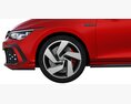 Volkswagen Golf GTI 5-door 2020 3D-Modell Vorderansicht