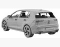 Volkswagen Golf GTI 5-door 2020 3D модель