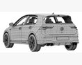 Volkswagen Golf 8 R 2022 3D模型