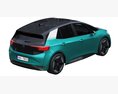 Volkswagen ID3 3D модель top view