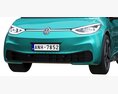 Volkswagen ID3 3D 모델  clay render