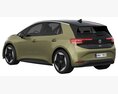 Volkswagen ID3 2024 3D 모델  wire render