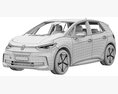 Volkswagen ID3 2024 Modelo 3D seats