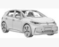 Volkswagen ID3 2024 3D 모델 