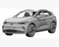 Volkswagen ID4 3D 모델  seats