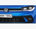 Volkswagen Polo 2022 3D-Modell Seitenansicht