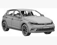 Volkswagen Polo 2022 3D-Modell