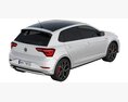 Volkswagen Polo GTI 2022 3D模型 顶视图