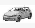 Volkswagen Polo GTI 2022 3D 모델  seats