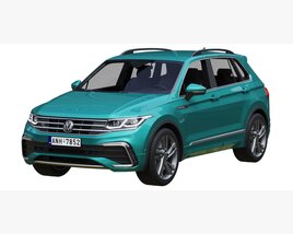 Volkswagen Tiguan 2021 3D 모델 
