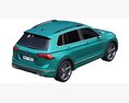Volkswagen Tiguan 2021 Modelo 3D vista superior