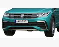Volkswagen Tiguan 2021 3D模型 clay render