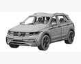 Volkswagen Tiguan 2021 3D модель seats