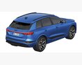 Audi Q6 E-tron 3D-Modell Draufsicht