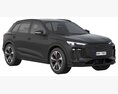 Audi SQ6 E-tron 3D-Modell Rückansicht