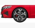 Skoda Octavia RS Combi 2025 3D模型 正面图