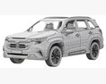 Subaru Forester 2025 3d model seats
