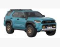Toyota 4Runner Trailhunter 2025 3D 모델  back view