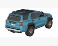 Toyota 4Runner Trailhunter 2025 3d model top view