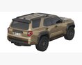 Toyota 4Runner TRDpro 2025 3D模型 顶视图